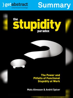 cover image of The Stupidity Paradox (Summary)